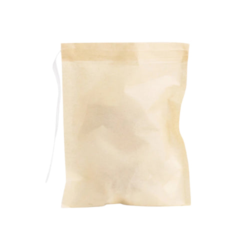 Sachets de thé réutilisables BIO | Coton naturel non blanchi, lot de 6, lavables - Verdyo