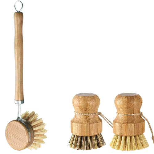 cepillo de lavado de bambú