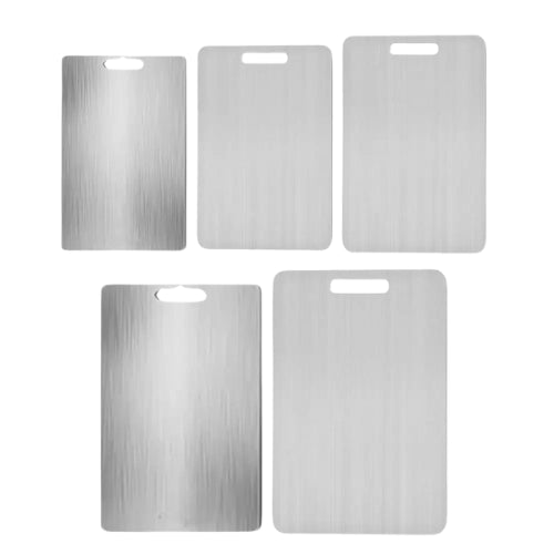 Planche découper inox antibactérienne | 5 tailles hygiénique durable écologique | Verdyo