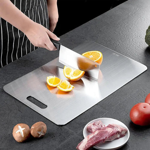 Planche découper inox antibactérienne | 5 tailles hygiénique durable écologique | Verdyo