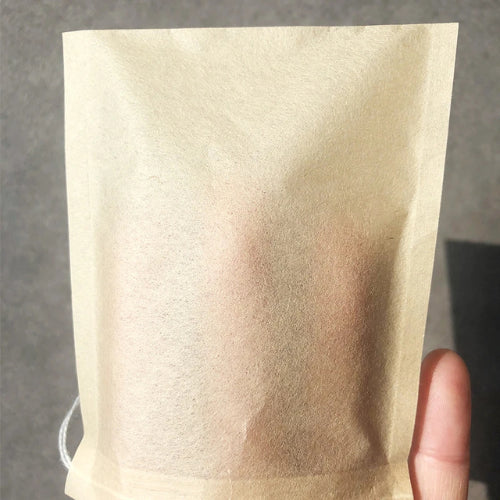 Sachets de thé réutilisables BIO | Coton naturel non blanchi, lot de 6, lavables - Verdyo