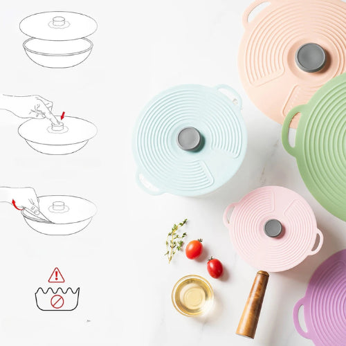 Couvercles reutilisables a pression en silicone | Etanchéite parfaite - Verdyo_
"Couvercles réutilisables à pression en silicone"
"Accessoires cuisine durables et étanches"
"Produits zéro déchet pour conservation"
"Silicone alimentaire sans BPA"
"Alternative écologique aux films plastiques"
"Couvercles ajustables pour bols"
"Conservation alimentaire pratique"
"Solutions anti-gaspillage alimentaire"
"Cadeau idéal pour amateurs de cuisine"
"Couvercles silicone étanche"