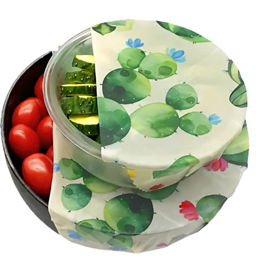 Reusable beeswax food wrap