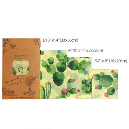 Reusable beeswax food wrap