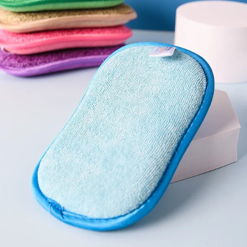 Éponge bambou lavable double face | Durable douce écologique zéro déchet | Verdyo