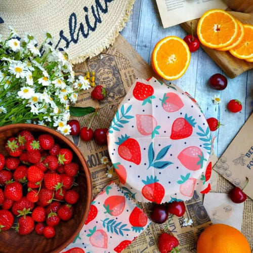Reusable beeswax food wrap