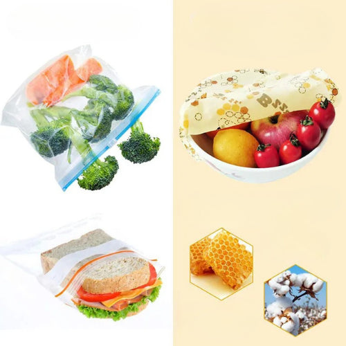 Reusable beeswax food wrap