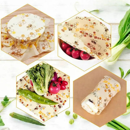 Reusable beeswax food wrap
