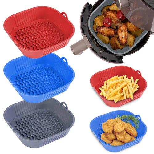 "Panier de cuisson pour Air Fryer en silicone"
"Accessoire Air Fryer antiadhérent"
"Produits zéro déchet cuisine"
"Silicone alimentaire pour Air Fryer"
"Panier cuisson réutilisable"
"Facile à nettoyer pour Air Fryer"
"Cuisson saine et pratique"
"Alternative écologique papier cuisson"
"Accessoires Air Fryer durables"
"Cadeau idéal pour amateurs de cuisine"