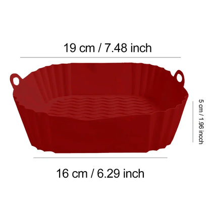 "Panier de cuisson pour Air Fryer en silicone"
"Accessoire Air Fryer antiadhérent"
"Produits zéro déchet cuisine"
"Silicone alimentaire pour Air Fryer"
"Panier cuisson réutilisable"
"Facile à nettoyer pour Air Fryer"
"Cuisson saine et pratique"
"Alternative écologique papier cuisson"
"Accessoires Air Fryer durables"
"Cadeau idéal pour amateurs de cuisine"