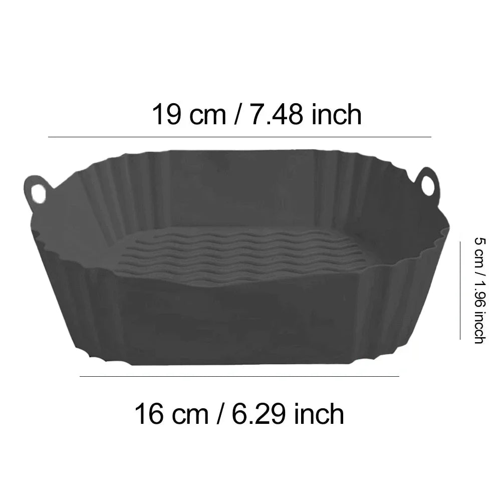 "Panier de cuisson pour Air Fryer en silicone"
"Accessoire Air Fryer antiadhérent"
"Produits zéro déchet cuisine"
"Silicone alimentaire pour Air Fryer"
"Panier cuisson réutilisable"
"Facile à nettoyer pour Air Fryer"
"Cuisson saine et pratique"
"Alternative écologique papier cuisson"
"Accessoires Air Fryer durables"
"Cadeau idéal pour amateurs de cuisine"