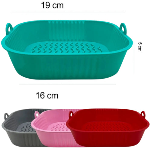 "Panier de cuisson pour Air Fryer en silicone"
"Accessoire Air Fryer antiadhérent"
"Produits zéro déchet cuisine"
"Silicone alimentaire pour Air Fryer"
"Panier cuisson réutilisable"
"Facile à nettoyer pour Air Fryer"
"Cuisson saine et pratique"
"Alternative écologique papier cuisson"
"Accessoires Air Fryer durables"
"Cadeau idéal pour amateurs de cuisine"