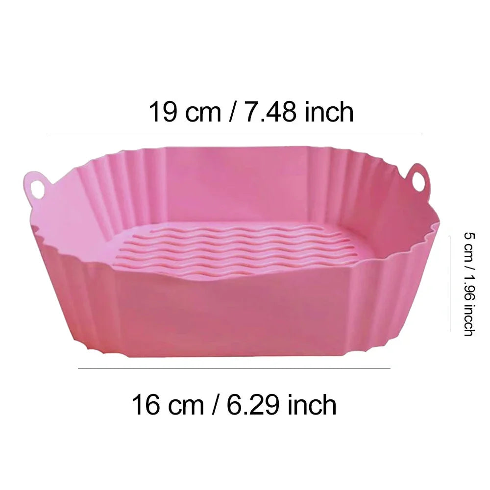 "Panier de cuisson pour Air Fryer en silicone"
"Accessoire Air Fryer antiadhérent"
"Produits zéro déchet cuisine"
"Silicone alimentaire pour Air Fryer"
"Panier cuisson réutilisable"
"Facile à nettoyer pour Air Fryer"
"Cuisson saine et pratique"
"Alternative écologique papier cuisson"
"Accessoires Air Fryer durables"
"Cadeau idéal pour amateurs de cuisine"