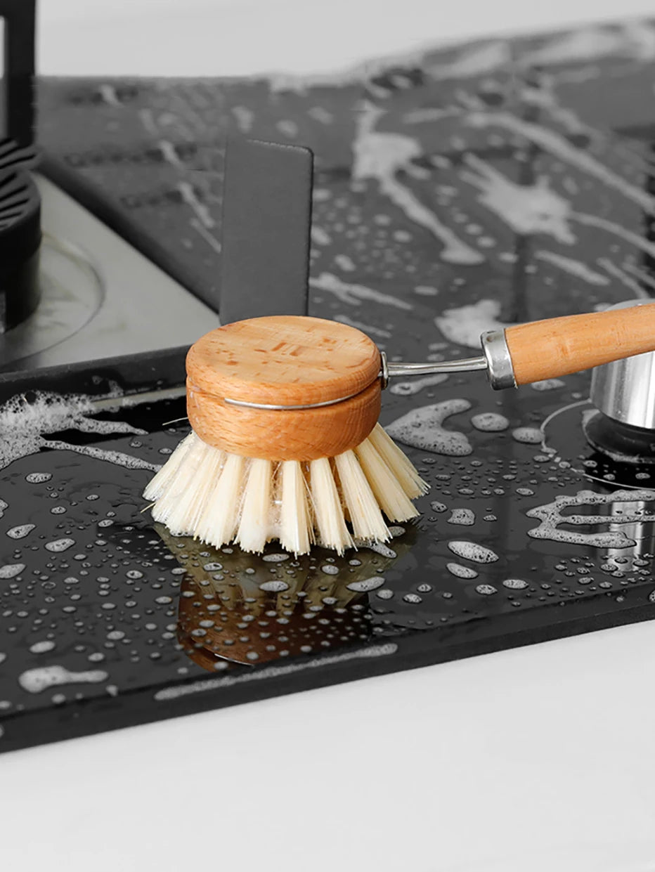 Brosse de lavage en bambou - Durable et Éco-responsable