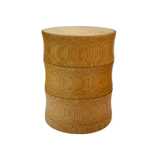 Boîte de rangement en bambou naturel - Durable et Éco-responsable