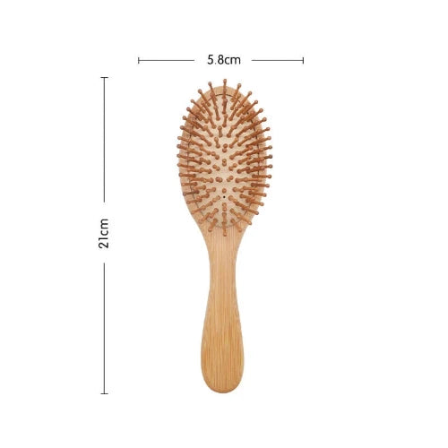 Brosse à cheveux en bois de bambou - Durable et Éco-responsable