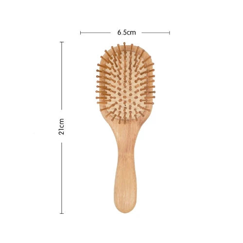 Brosse à cheveux en bois de bambou - Durable et Éco-responsable