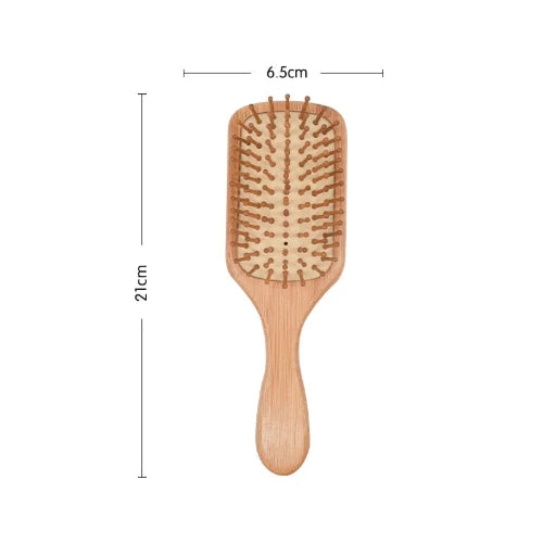 Brosse à cheveux en bois de bambou - Durable et Éco-responsable