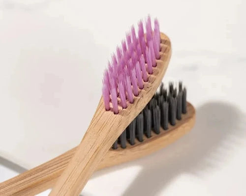 Set de brosses à dents en bambou - Durable et Éco-responsable