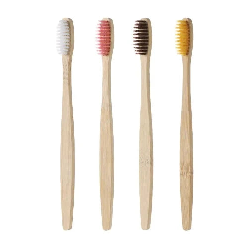 Set de brosses à dents en bambou - Durable et Éco-responsable