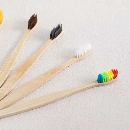 Set de brosses à dents en bambou - Durable et Éco-responsable